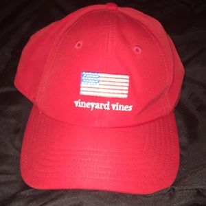 Vineyard Vines American Flag Hat